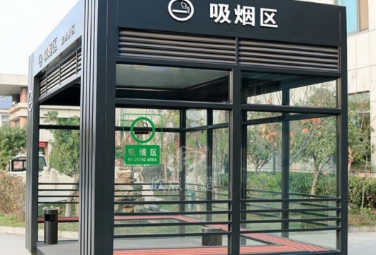 工廠和園區(qū)室外吸煙亭都長(zhǎng)什么樣？